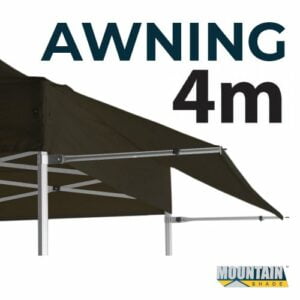 Marquee Awning Kit 4m Frame and Material in pack - BLACK AW4M-KIT-BLACK-0