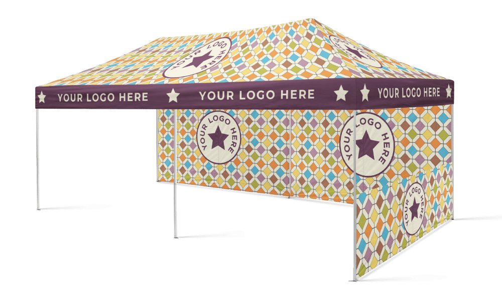 printed heavy duty gazebo