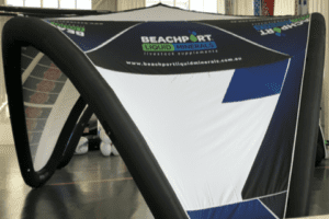 wave inflatable marquee tent