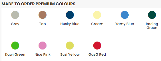 Premium Colour Range