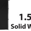Stock Solid Wall - POLY Material Marquee Wall 1.5m 15SINGWS-BLACK - Image 2