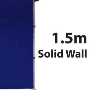 Stock Solid Wall - POLY Material Marquee Wall 1.5m -  15SINGWS-BLUE