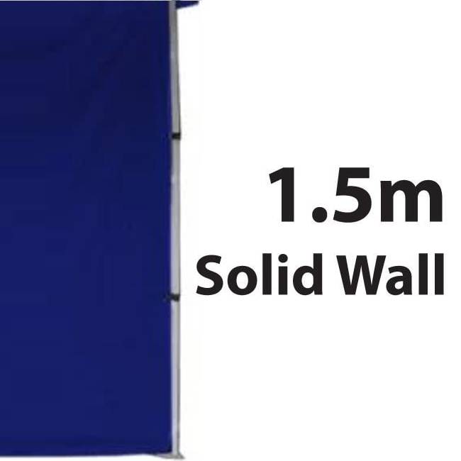 Stock Solid Wall - POLY Material Marquee Wall 1.5m -  15SINGWS-BLUE