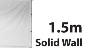 Stock Solid Wall - POLY Material Marquee Wall 1.5m -  15SINGWS-WHITE - Image 2