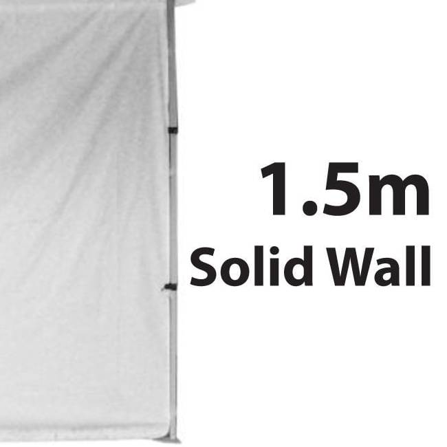 Stock Solid Wall - POLY Material Marquee Wall 1.5m -  15SINGWS-WHITE