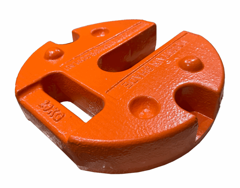 [WS20KGSILVER_SINGLE] Steel Weight - Orange
