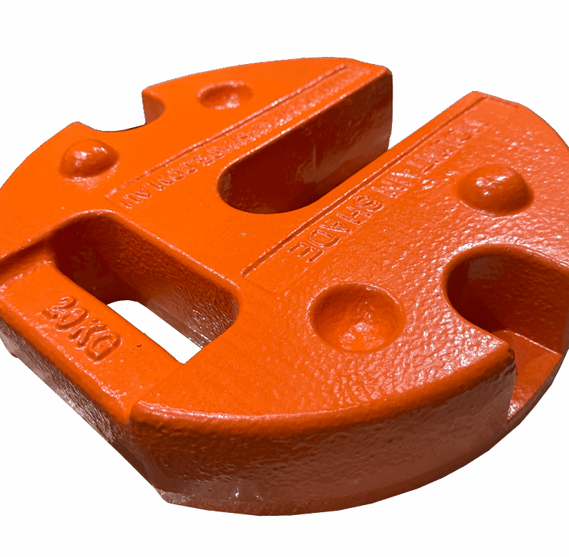 [WS20KGSILVER_SINGLE] Steel Weight - Orange