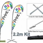 Tear Drop Print Material 2.2m DOUBLE Sided