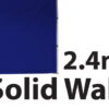 2.4m Solid Wall - Blue - Image 2