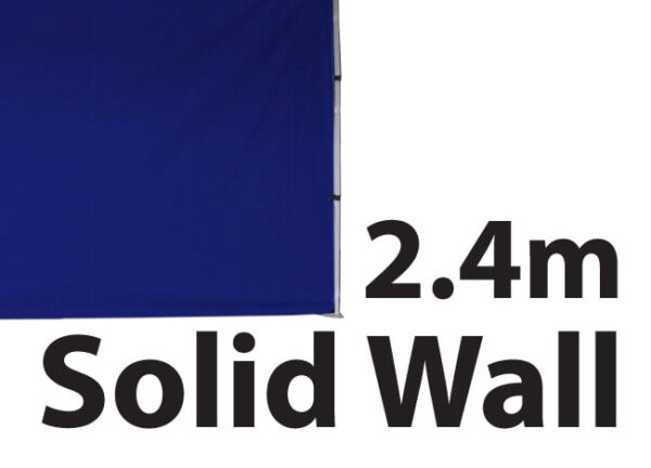 2.4m Solid Wall - Blue - Image 2
