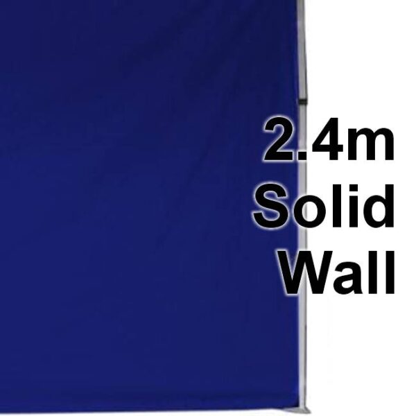 2.4m Solid Wall - Blue