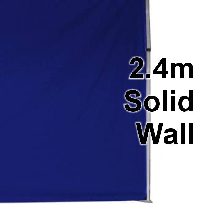 2.4m Solid Wall - Blue