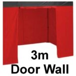 Stock POLY Material Door Wall type Marquee Wall Panel 3m -  3SINGWD-RED_3