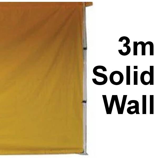 Stock POLY Material Solid Wall type Marquee Wall Panel 3m -  3SINGWS-YELLOW