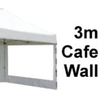 Cafe Wall - Marquee Wall 3m - WHITE
