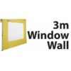 Stock POLY Material Window Wall type Marquee Wall Panel 3m 3SINGWW-YELLOW_3