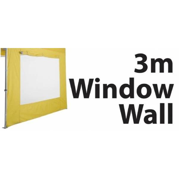 Stock POLY Material Window Wall type Marquee Wall Panel 3m 3SINGWW-YELLOW
