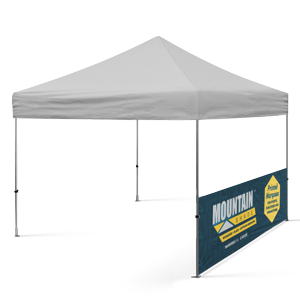 Printed Half Wall Single Side (3m x 3m) inc Frame & Fabric