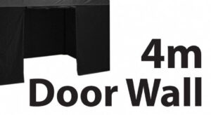 Stock POLY Material Door Wall type Marquee Wall Panel 4m 4SINGWD-BLACK
