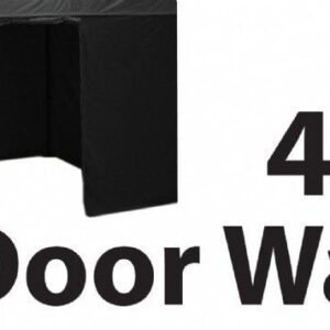 Stock POLY Material Door Wall type Marquee Wall Panel 4m 4SINGWD-BLACK