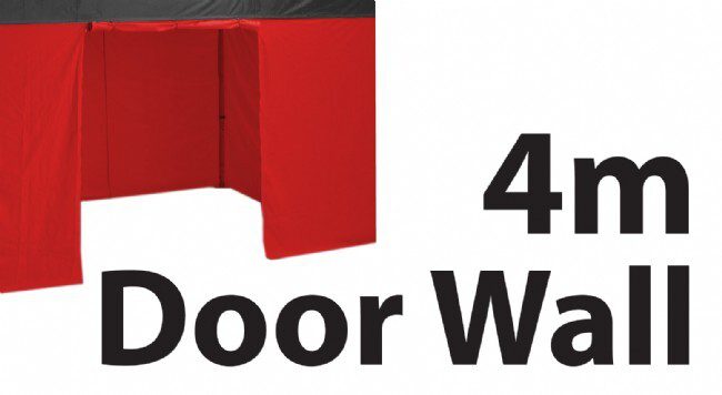 Stock POLY Material Door Wall type Marquee Wall Panel 4m 4SINGWD-RED