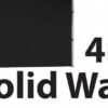 Stock POLY Material Solid Wall type Marquee Wall Panel 4m 4SINGWS-BLACK