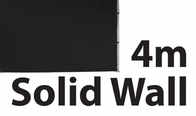 Stock POLY Material Solid Wall type Marquee Wall Panel 4m 4SINGWS-BLACK