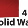 Stock POLY Material Solid Wall type Marquee Wall Panel 4m 4SINGWS-RED