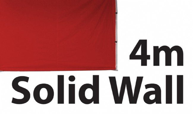 Stock POLY Material Solid Wall type Marquee Wall Panel 4m 4SINGWS-RED