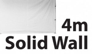4m White Solid Wall