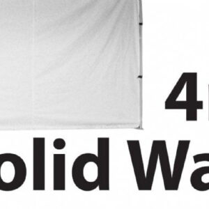 4m White Solid Wall