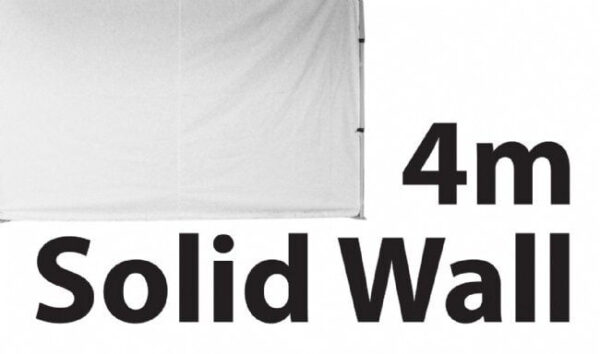 4m White Solid Wall