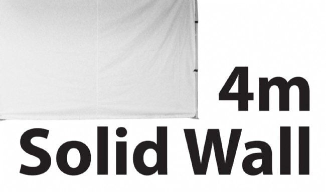 4m White Solid Wall