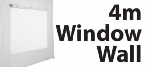 Stock POLY Material Window Wall type Marquee Wall Panel 4m 4SINGWW-WHITE