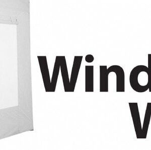 Stock POLY Material Window Wall type Marquee Wall Panel 4m 4SINGWW-WHITE