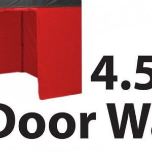 Stock Marquee POLY Wall  Material 4.5m Door Wall type - RED 45SINGWD-RED