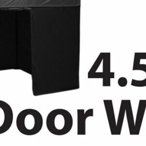 Stock Marquee POLY Wall  Material 4.5m Door Wall type - BLACK 45SINGWD-BLACK