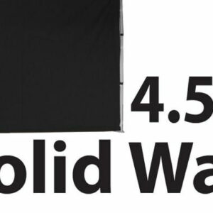 Stock Marquee POLY Wall  Material 4.5m Solid Wall type - BLACK 45SINGWS-BLACK