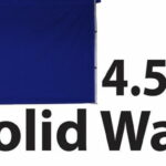 Stock Marquee POLY Wall  Material 4.5m Solid Wall type - BLUE 45SINGWS-BLUE
