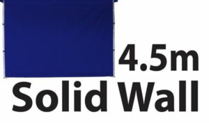 Stock Marquee POLY Wall  Material 4.5m Solid Wall type - BLUE 45SINGWS-BLUE