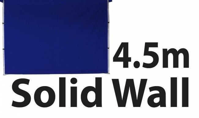 Stock Marquee POLY Wall  Material 4.5m Solid Wall type - BLUE 45SINGWS-BLUE