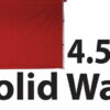 Stock Marquee POLY Wall  Material 4.5m Solid Wall type - RED 45SINGWS-RED
