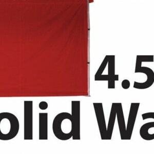 Stock Marquee POLY Wall  Material 4.5m Solid Wall type - RED 45SINGWS-RED