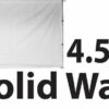 Stock Marquee POLY Wall  Material 4.5m Solid Wall type - WHITE 45SINGWS-WHITE