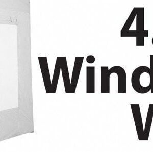 Stock POLY Material Window Wall type Marquee Wall Panel 4.5m - 45SINGWW-WHITE