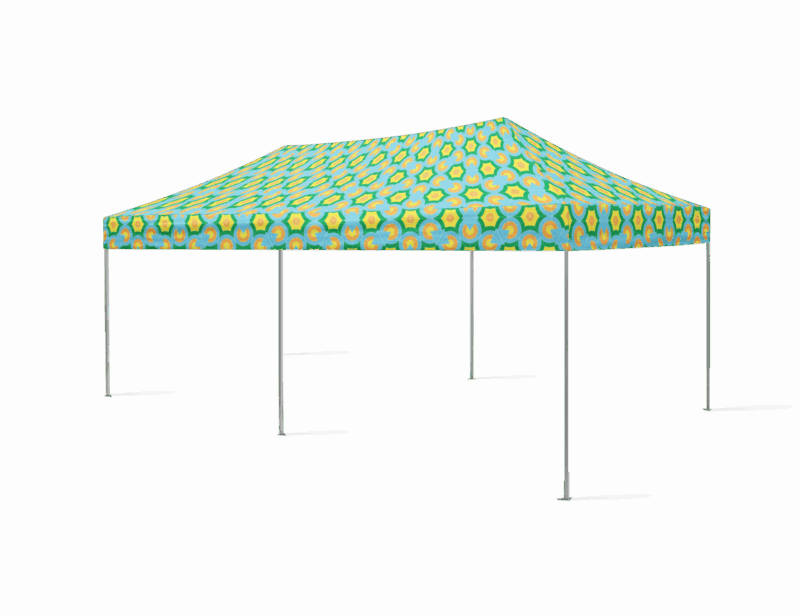 Oztrail Marquee compatible fit POLY Full Roof Printing - 3mx6m - Regular Print OZRPCR360