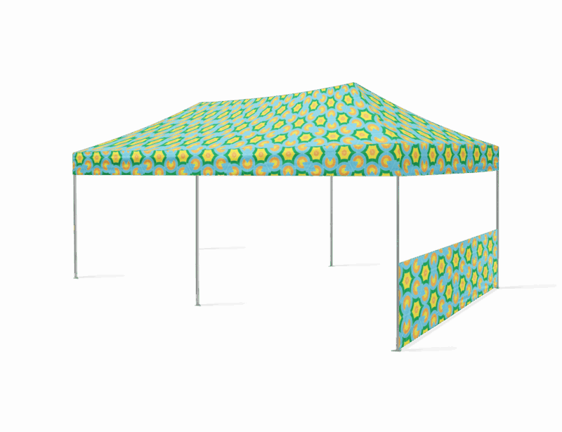 Oztrail Marquee compatible fit POLY Full Roof Printing - 3mx6m - Regular Print OZRPCR360 - Image 2