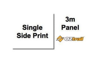 Printed Oztrail 3m Wall SINGLE Side print