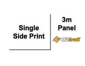 Printed Oztrail 3m Wall SINGLE Side print