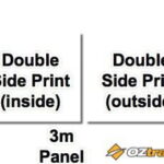 Printed Oztrail 3m Wall DOUBLE Side print